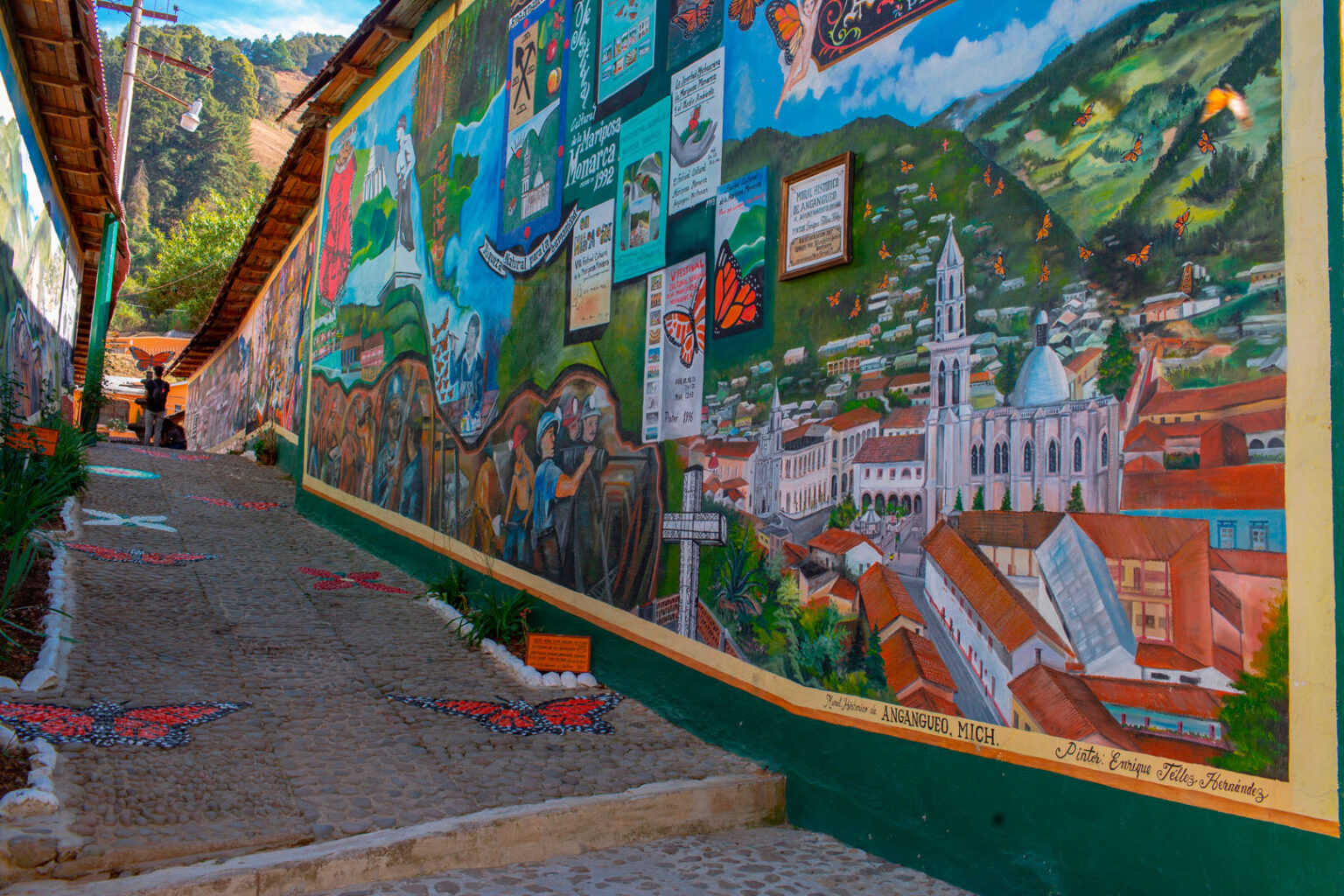 Mural Histórico, Angangueo